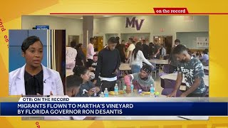 OTR: AG candidate Andrea Campbell reacts to migrants being flown to Mass.