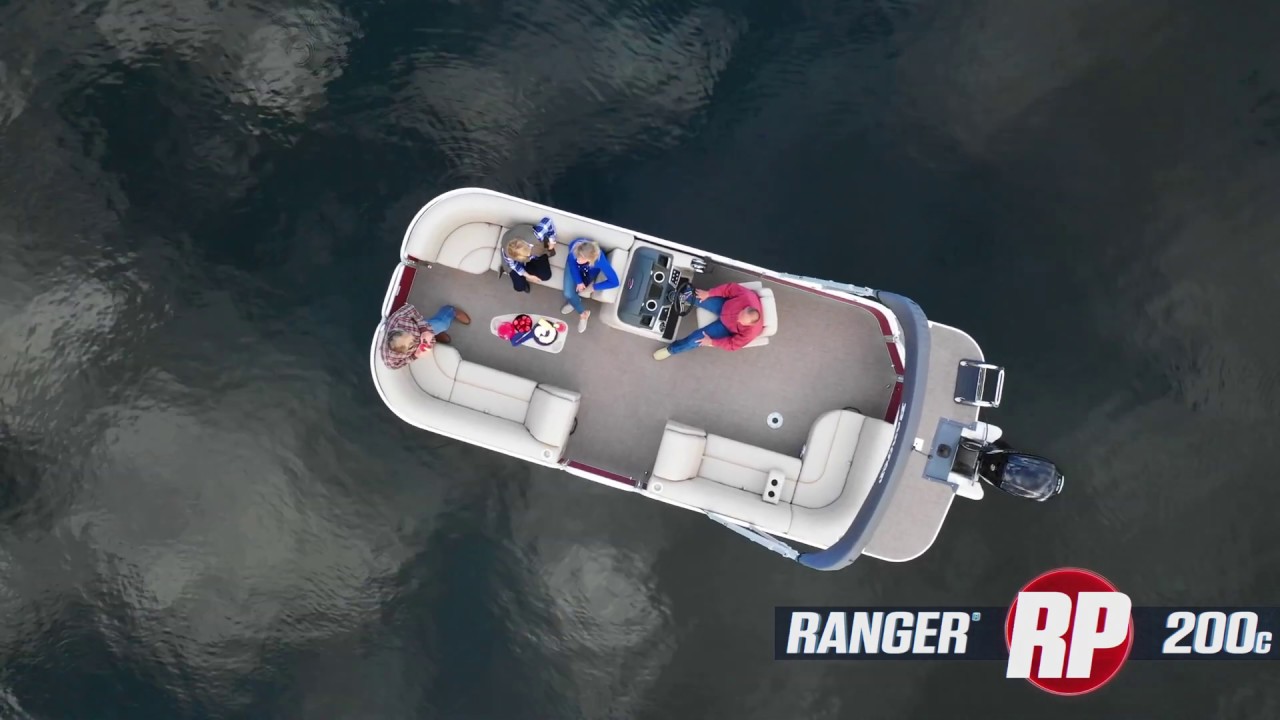 Ranger RP200C Reata Pontoon On-Water Footage - YouTube