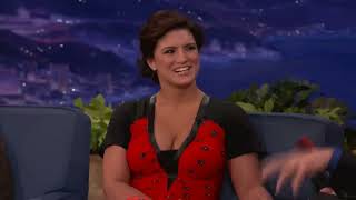Gina Carano Explains Why Sex Is Like Cagefighting | CONAN on TBS