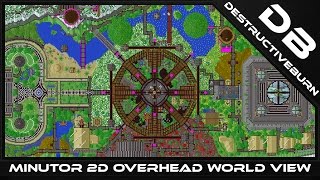 Minutor Minecraft 2D-Programm zur Weltansicht von oben