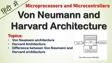 Von Neumann architecture and Harvard architecture in Hindi | Von Neumann vs Harvard architecture