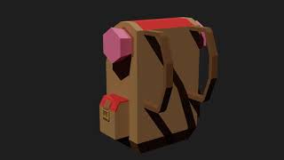 Lowpoly Backpack demo
