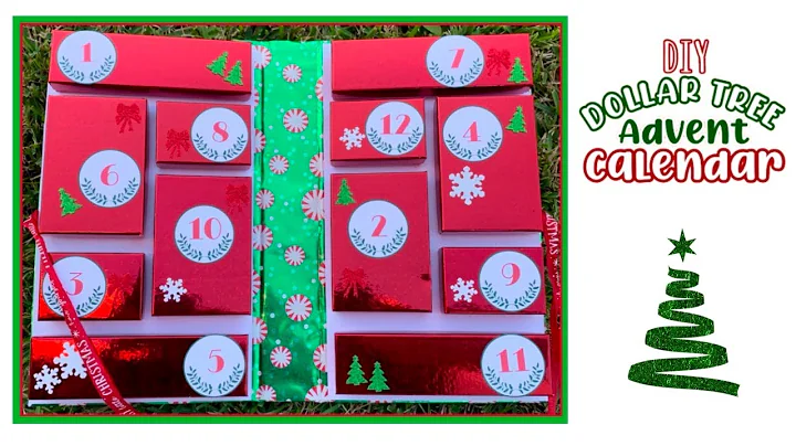 DIY Dollar Tree Advent Calendar | Step-by-Step tutorial