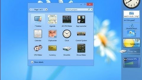 How to install gadgets in windows 8 and 8.1