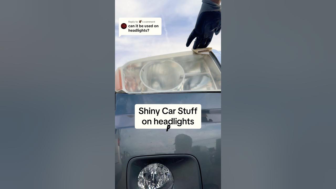 CAN SHINY CAR STUFF BE USED ON HEADLIGHTS 👀 ??? Watch this