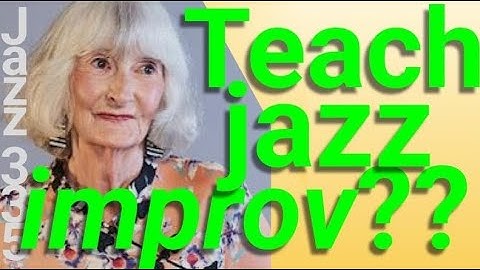 Jamey Aebersold & David Baker On Teaching Jazz Improvisation - 1984 Sarah Ward Radio Interview