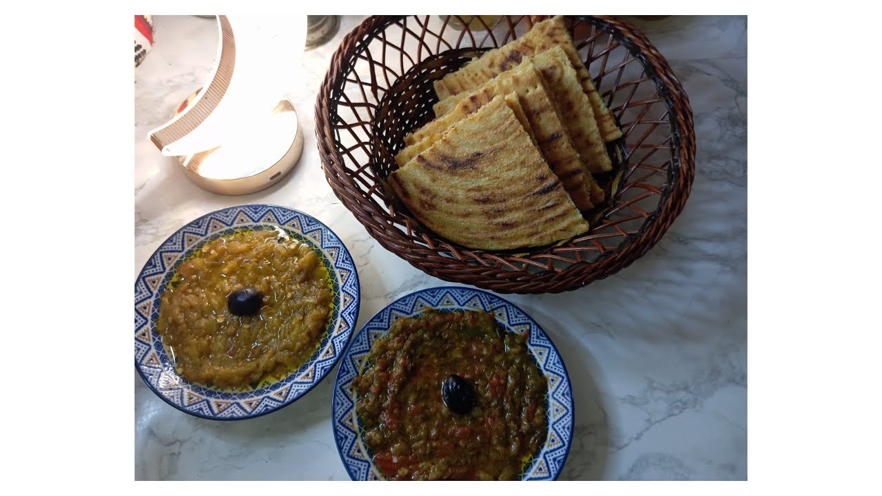 وصفة الحميس+ وصفة خبز فطير ( الكسرة ) 😍😍