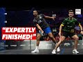 Wsf mens world team squash championship  egypt v south africa  rd1 highlights