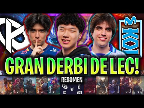 EL GRAN DERBI DE LA LEC! 😱IGUALDAD MÁXIMA!🔥 | KOI vs KC RESUMEN LEC SUMMER 2025 LVP ESPAÑOL