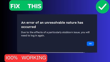 How to Fix “An error of an unresolvable nature has occurred” Error in EA App