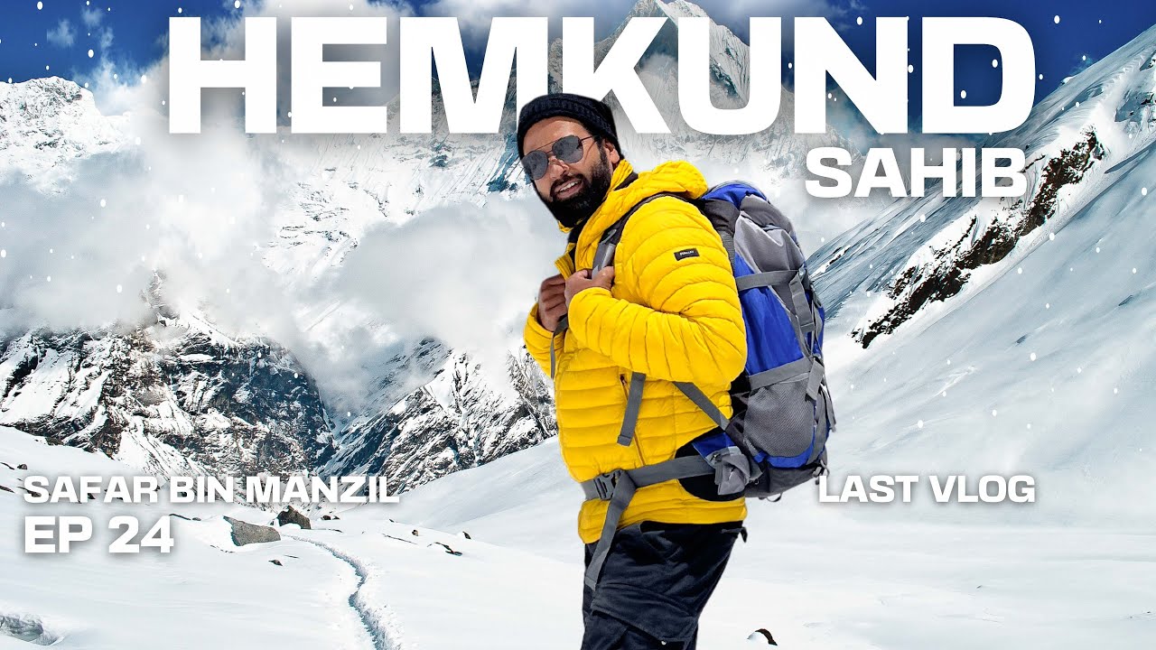 HEAVY SNOWFALL MAIN HEMKUND SAHIB PAHUNCHE