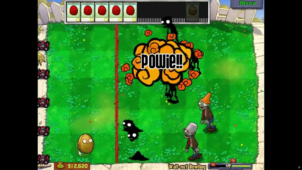 بولينج الزومبي بدأ! والضحك ما وقفش 😂🔥  Maission :Wall-nut Bowing في Mini-Game #2