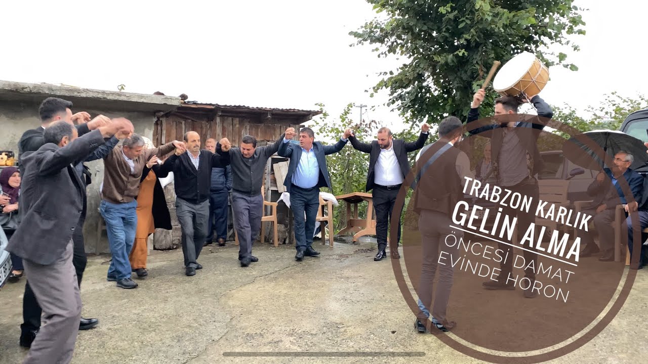 Trabzon Karlık Gelin Alma Öncesi Damat Evinde Horon | Cem Yaylı & Uğur Keskin Davul Zurna