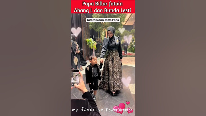 Papa Billar fotoin Abang L dan bunda Lesti saat kondangan kemarin #lestikejora #rizkybillar #leslar