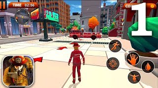 Fire Truck Best Rescue Game Gameplay Walkthrough (Android,iOS) - Part 1 screenshot 1