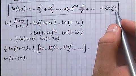 2.4 Series expansions of compound functions