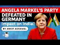 German Election 2021 - Angela Markel's political party defeated, India Germany Relations | UPSC