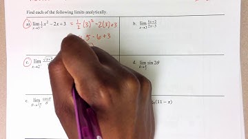 Unit 1 pg 10 - 15 -- Understanding the limit (an algebraic approach)