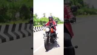 Saravanan Meenatchi Actress Bike Ride Rachitha Mahalakshmi Bike Ride