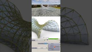 Space Truss #grasshopper #rhinoceros3d #lunchbox #parametricarchitecture #parametricdesign