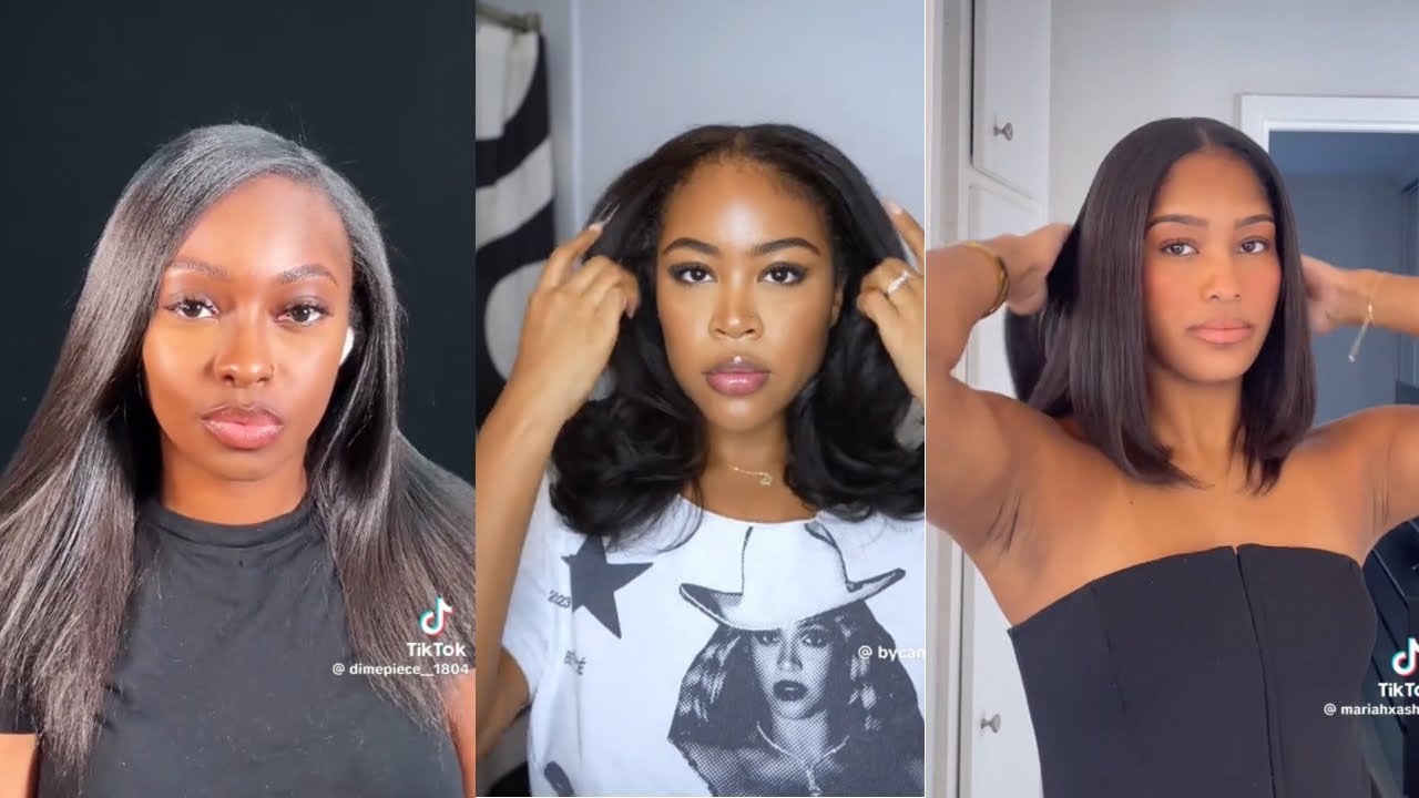 How to do a silk press + maintenance for black women | product details included #tiktokcompilation