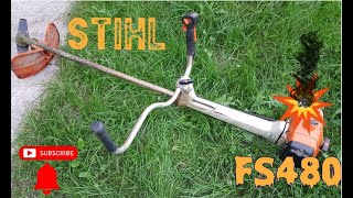 ☢⛔La muerte de una desbrozadora  Stihl Fs480 R.I.P.⛔☢