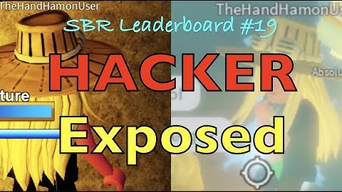 [YBA] Beware! Speed Hacker in SBR #19 on Leaderboard · Roblox Tutorial