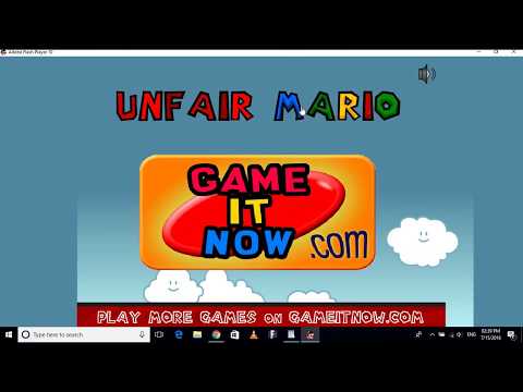 UNFAIR MARIO free online game on