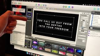 How to build a new song in pro presenter