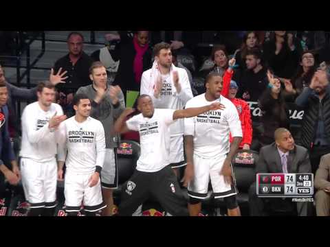 Portland Trail Blazers Vs Brooklyn Nets January 15 2016 NBA 2015 16 Season 