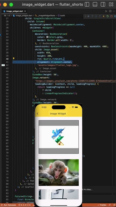Flutter image widget - YouTube