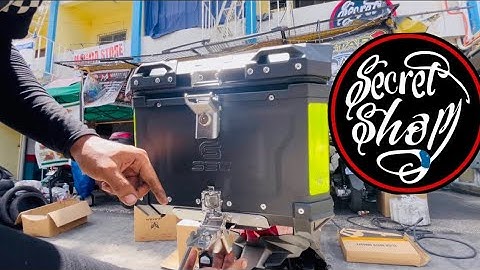 HOW TO INSTALL AN ALLOY TOP BOX ON CLICK 125 /BEST FOR YOUR MOTORCYCLE