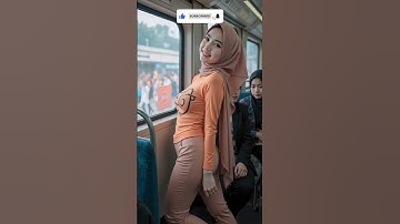 Crowded Subway - Elegant Girl Lights Up the Subway #aiart #metro #short