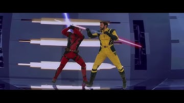 Deadpool becoming Darth Vader | Epic Star Wars Crossover Fight Scene #StarWars #LightsaberBattle