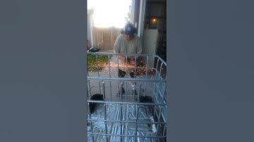 Preparing an IBC Tote for Firewood