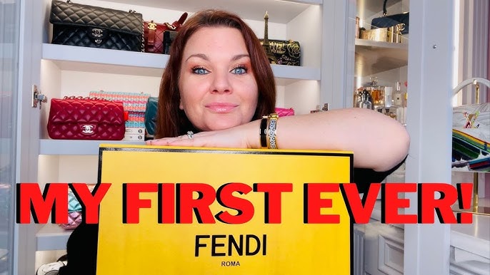 Here is my belated #unboxing of the @fendi Purple Sequin Baguette aka
