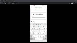 Online Enrollment Guide (using Android Phone)