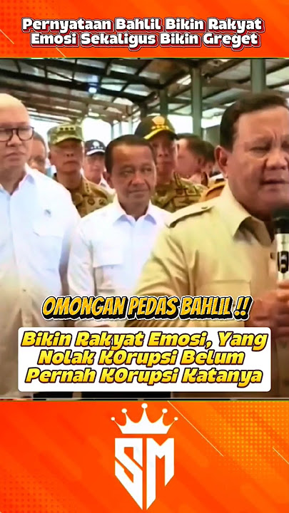 Bahlil's Spicy Comments Make People Emotional‼️#shorts