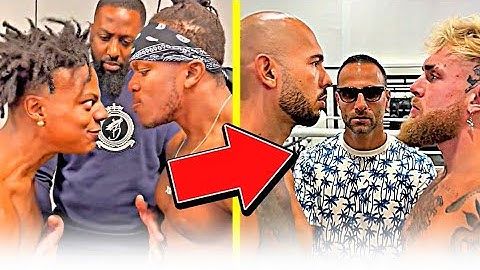Ksi & IShowSpeed Face Off Mocking Jake Paul vs Andrew Tate 😂