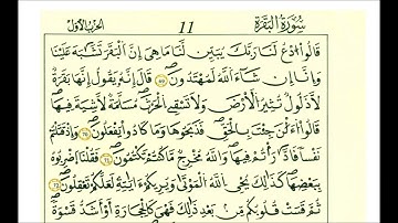 سورة البقرة ثمن [ وإذ قال موسى لقومه إن الله يأمركم أن تذبحوا بقرة ]