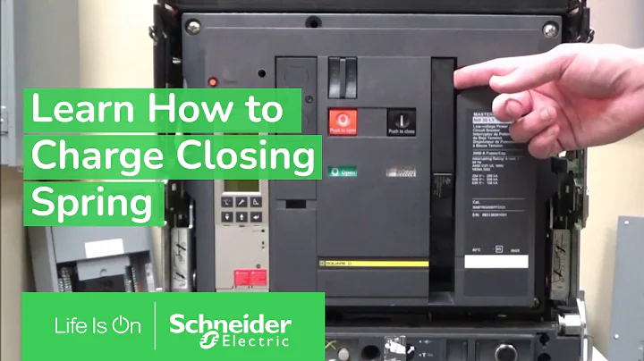 Charging the Closing Spring: Masterpact NW/NT Circuit Breaker Guide | Schneider Electric