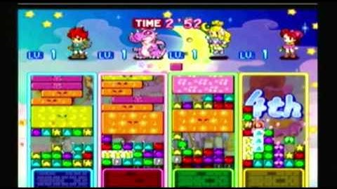 Panel De Pon/Tetris Attack  V.S. Mode 4 players