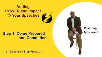 How to Write a Motivational Speech: Step 1 - Come Prepared & Committed by Ty Howard