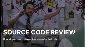 How stripe uses codegen tools to write their sdks | source code review