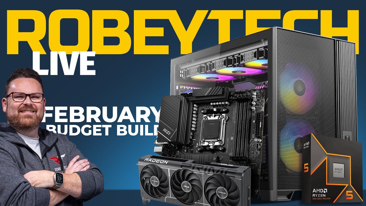 Best DDR5 Budget Gaming PC Build for February 2026 (9600x / RX 9060 XT)