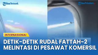 Viral! Iranian Fattah-2 Missile Captured Passing Near Commercial Airplane, Headed for Tel Aviv?