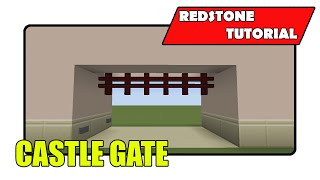 Redstone Tutorial - Portcullis Gate/Castle Gate Become a subscriber today to receive my newest videos in 2 to 3 business days! 