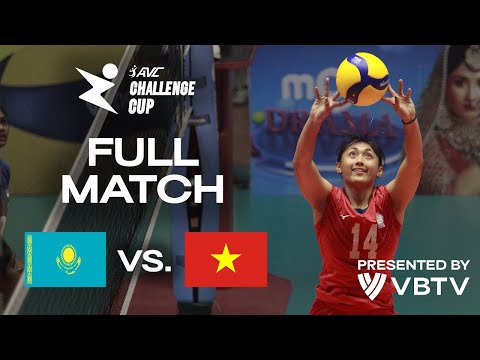 🇰🇿 KAZ vs. 🇻🇳 VIE - AVC Challenge Cup 2024 | Pool Play - presented by VBTV