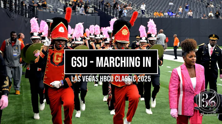 Grambling State University Marching Band - Marching In - Las Vegas HBCU Classic - 2025