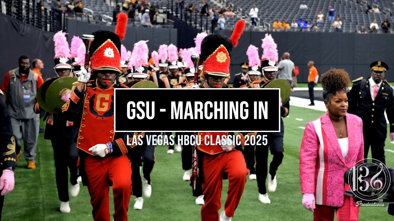 Grambling State University Marching Band - Marching In - Las Vegas HBCU ...